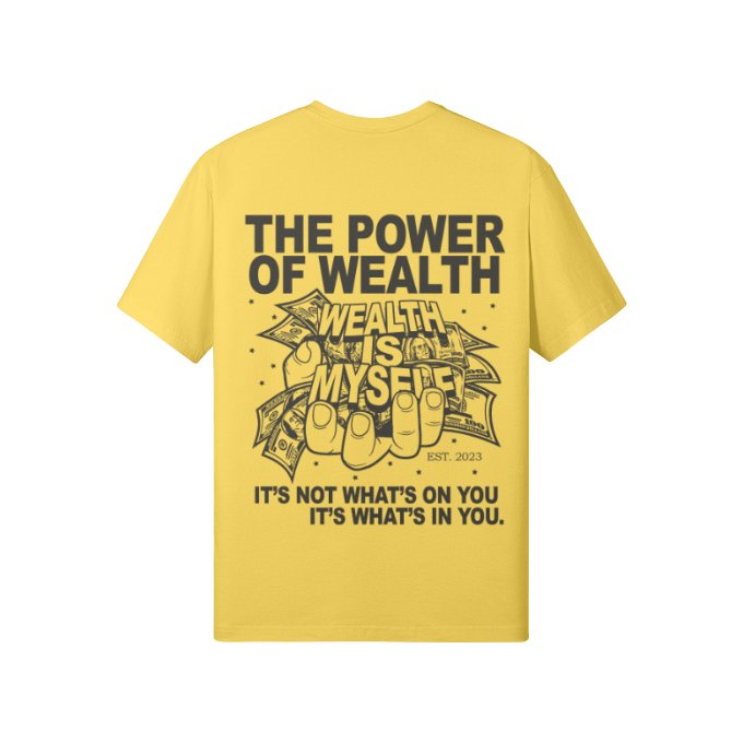 Wealth Is Myself short sleeve t-shirt - Wealth is myself